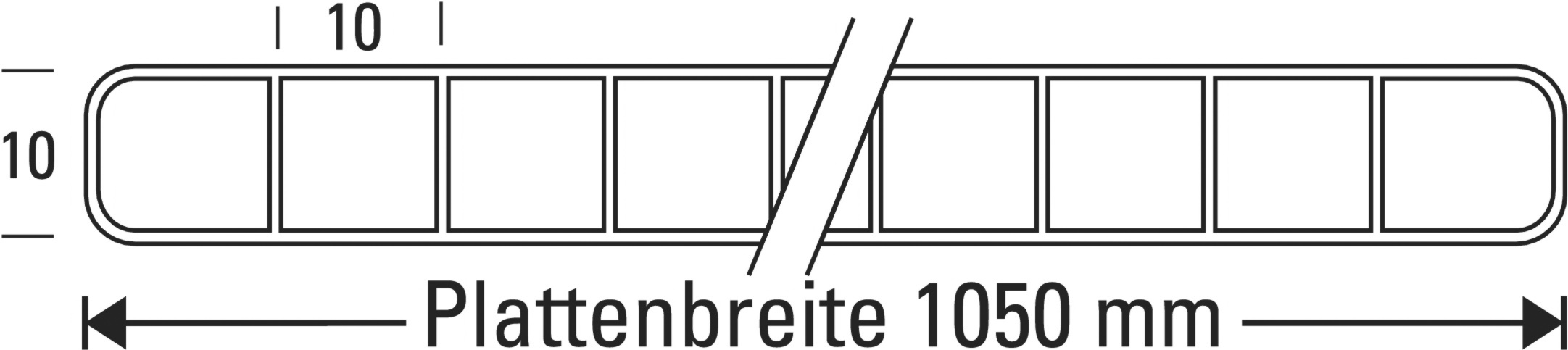 2ND LIFE LINE_VLF-SDP10-PC Stegdoppelplatte